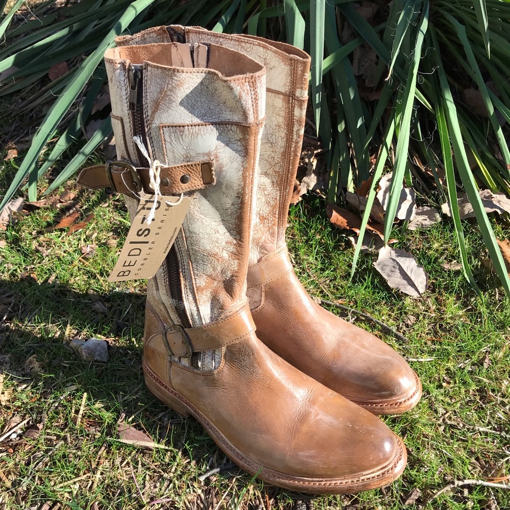NIB Bed Stu Gogo Distressed Boot Size 10